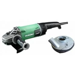HiKOKI Meuleuse D'angle 2600W + Hotte D'aspiration En Béton 180mm - G23UDY2ASH