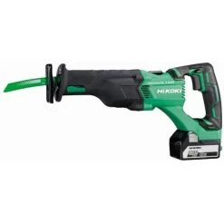 HIKOKI Scie Sabre 120mm 18V 5Ah Li-Ion Brushless LVH En Coffret - CR18DBLWJZ