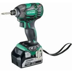 HIKOKI Visseuse à Choc 207Nm 18V 5Ah IP56 Li-ion Induction HitCase - WH18DBDL2WPZ