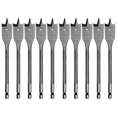 HIKOKI 781774 - Foret Plat Pour Connexion Au Boi Tige Hexagonale De 1/4 Pouce Multi-pack 1 HIKOKI 781774 - Foret Plat Pour Connexion Au Boi Tige Hexagonale De 1/4 Pouce Multi-pack