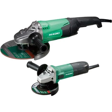 HiKOKI G23ST/G12STX 230V 230mm 115mm Grinder Twin Pack 1 HiKOKI G23ST/G12STX 230V 230mm 115mm Grinder Twin Pack