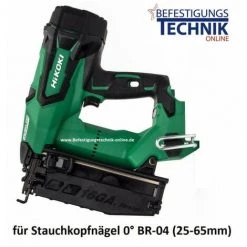 HiKoki Akku Nagler NT1865 DBSL 25-65mm 18V Basic F. Stauchkopfstifte Prebena N BR-04"-"EN136082